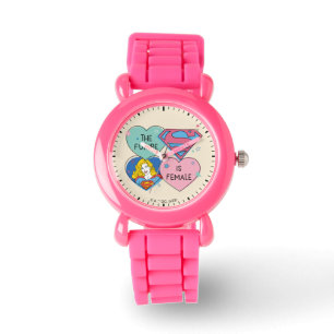 Montre Supergirl "L'avenir est féminin"