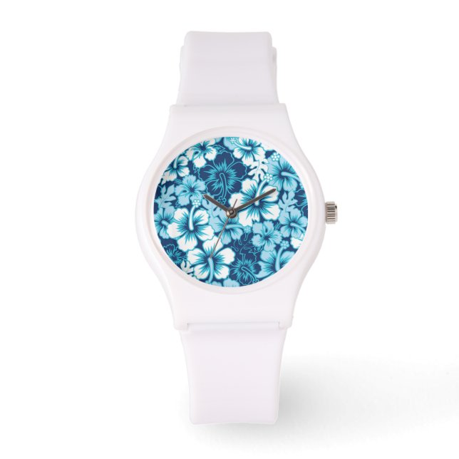 Montre Surf Floral Hibiscus Motif (Recto)