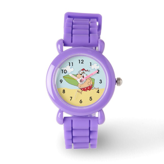 Montre Surf Père Noël (Recto)