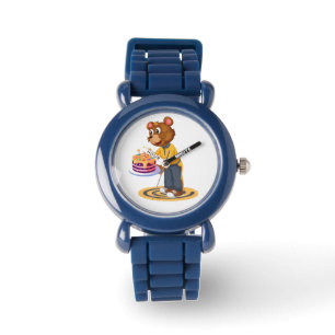 Montre Surprise de l'ours d'anniversaire