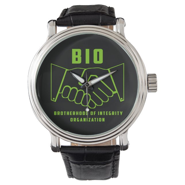 Montre Surveillance BIO personnalisée - Divers styles (devant)
