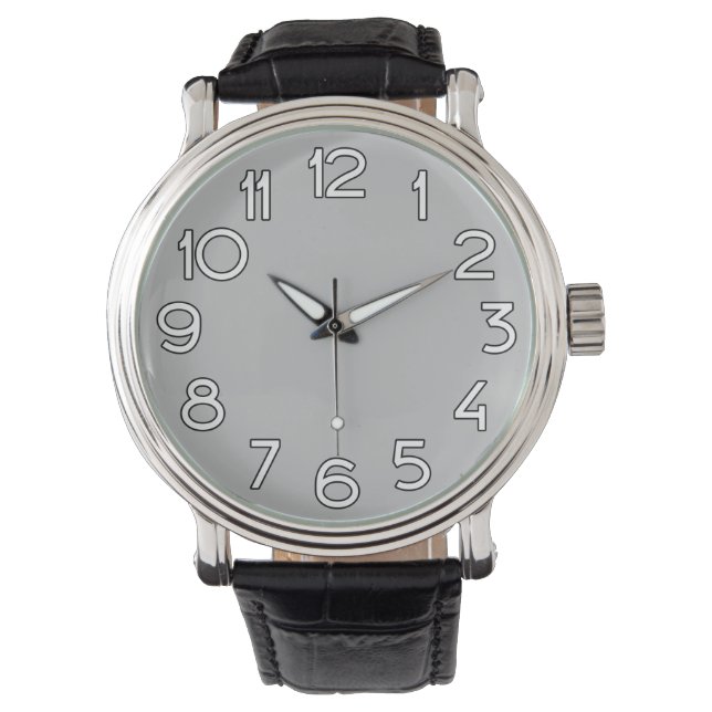 Montre Surveillance de grand nombre personnalisée facile  (devant)