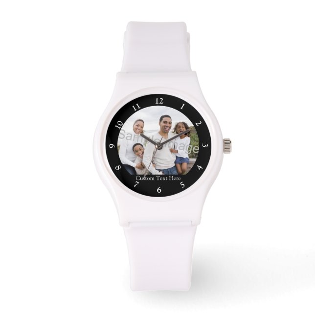 Montre Surveillance de la photo personnalisée (Recto)