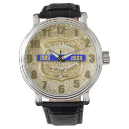 Montre Surveillance de la retraite des agents de police