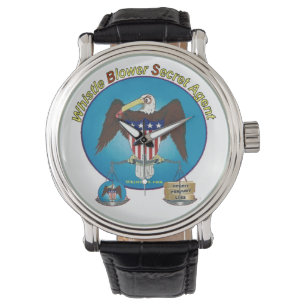 Montre Surveillance de l'agent secret du lanceur d'alerte