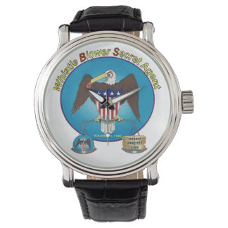Montre Surveillance de l'agent secret du lanceur d'alerte