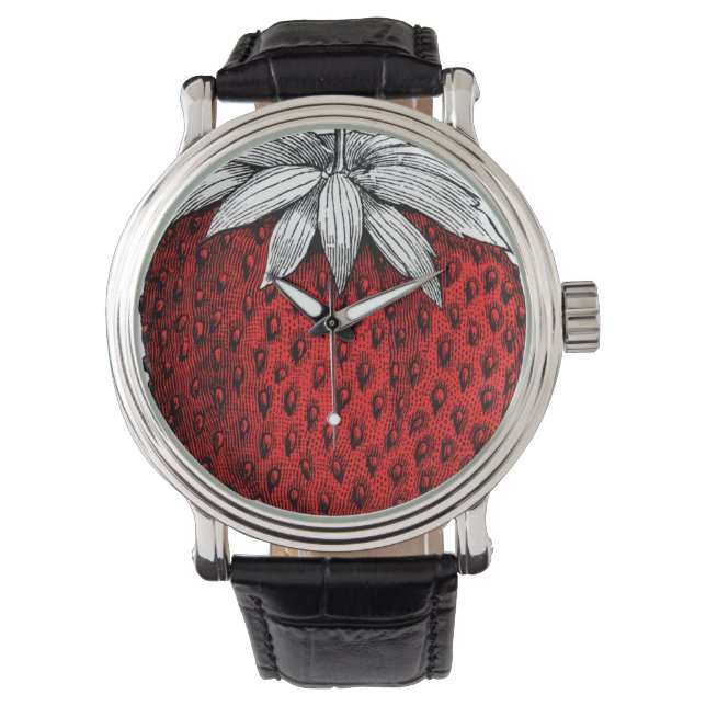 Montre Surveillance de l'heure des fraises (devant)