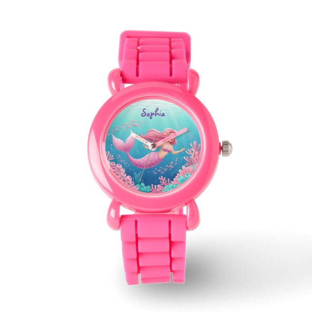 Montre Surveillance des enfants de sirènes sous-marines (Recto)