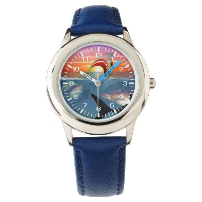 Montre Surveillance des enfants requins (devant)