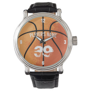 Montre Surveillance du basket-ball (personnalisable)