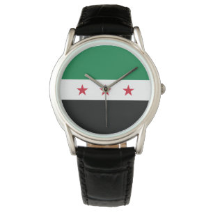 Montre Surveillance du drapeau de la Syrie libre