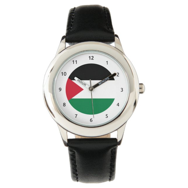 Montre Surveillance du drapeau palestinien (devant)