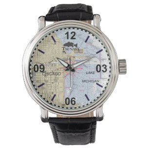 Montre Surveillance du graphique marin de Chicago