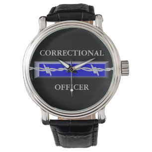 Montre Surveillance du logo de l'agent correctionnel