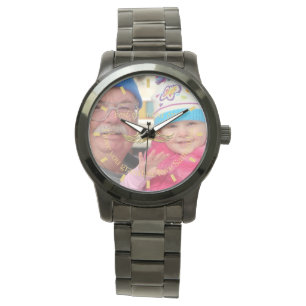 Montre Surveillance du script photo personnalisé Meille