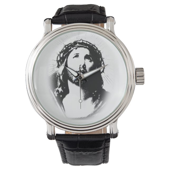 Montre Surveillance du visage de Jésus Christ (devant)