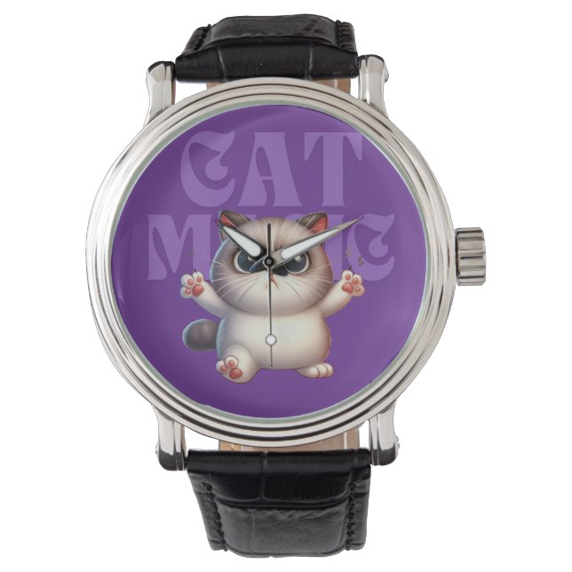 Montre Surveillance intelligente de l'alimentation Cat (devant)
