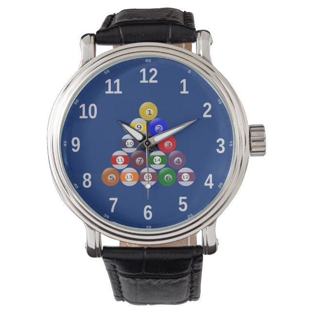 Montre Surveiller les boules de billard (devant)