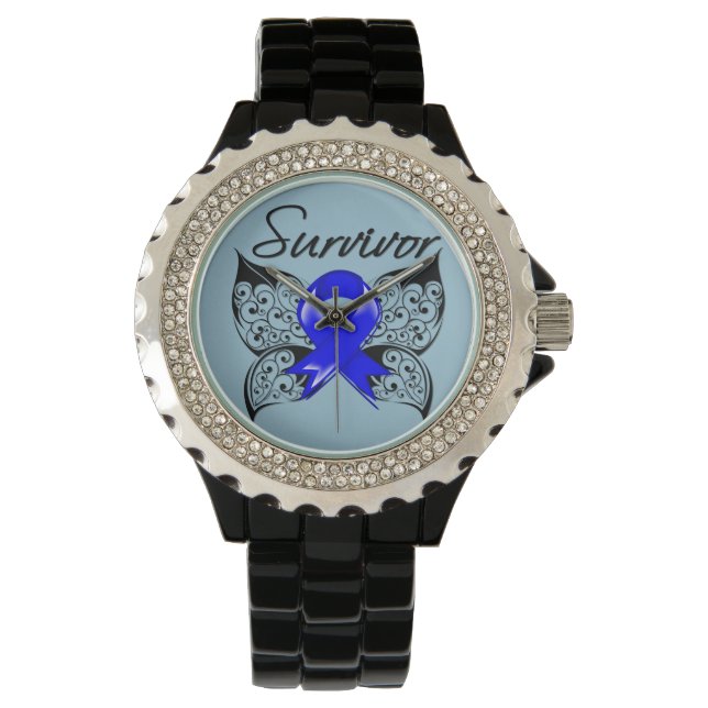 Montre Survivant du cancer du côlon (devant)