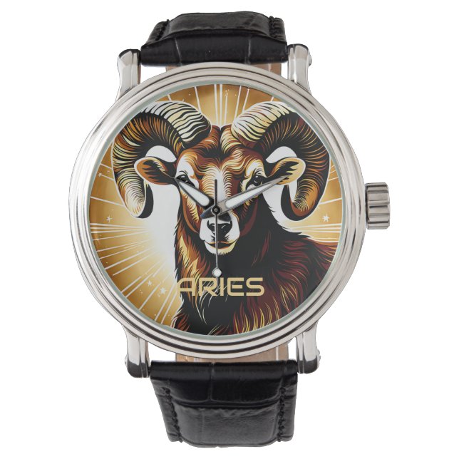 Montre Symbole astrologique Aries (devant)