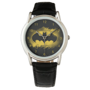 Montre Symbole Batman   Logo noir et jaune