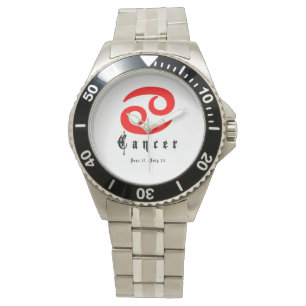 Montre SYMBOLE Cancer Astrologie Zodiac