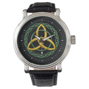 Montre Symbole celtique de Trinity Knot Triquetra