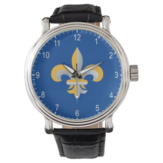 Montre Symbole de Fleur de Lis (devant)