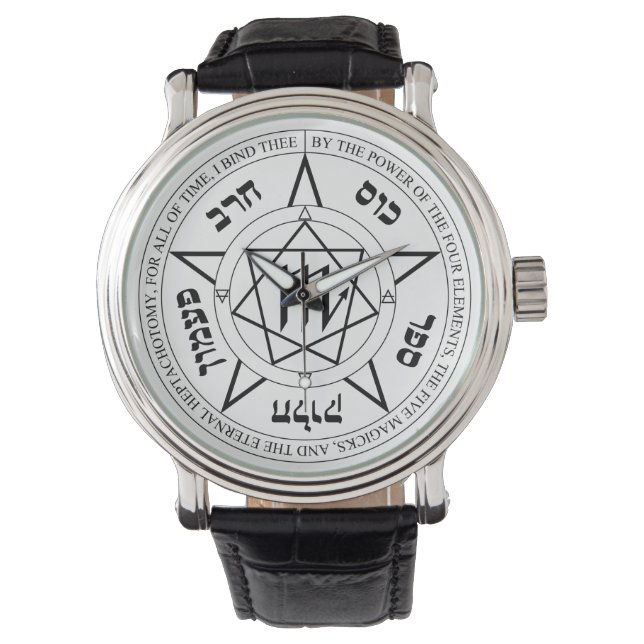 Montre symbole de liaison occulte (devant)