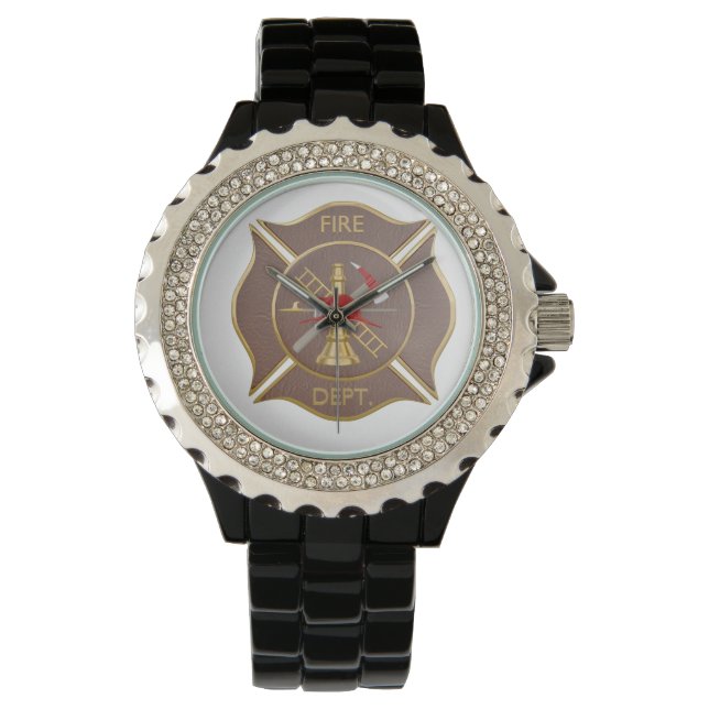 Montre symbole de lutte contre l'incendie de la croix de  (devant)