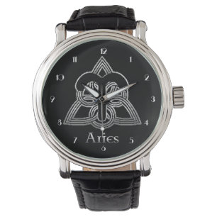 Montre Symbole de naissance d'Aries Guetteur de zodiaque 