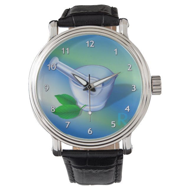 Montre Symbole de pharmacie (devant)