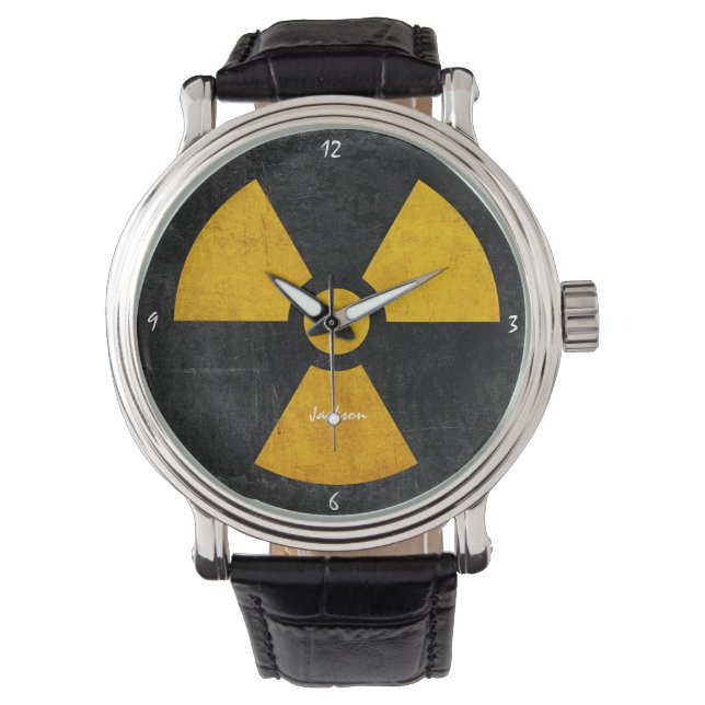 Montre Symbole de rayonnement en détresse (devant)