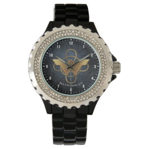 Montre Symbole d'or Wonder Woman sur Lasso