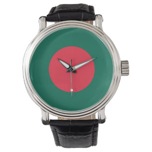 Montre Symbole du drapeau du Bangladesh roundel armée