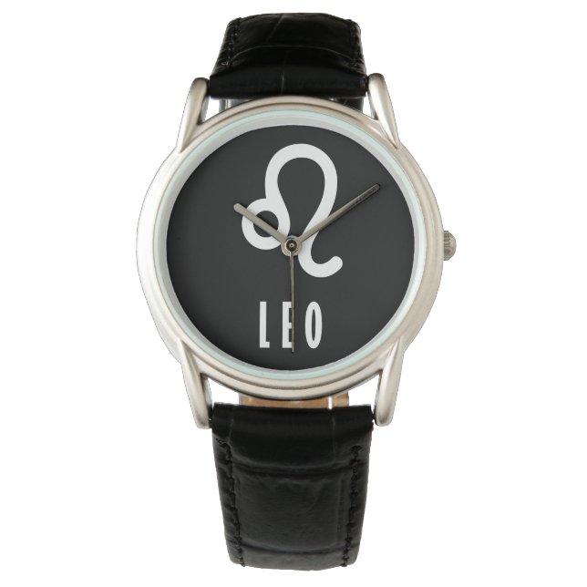 Montre Symbole du zodiaque de Leo (devant)
