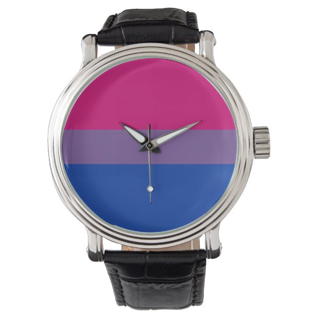 Montre symbole gay bisexuel homosexuel lesbienne (devant)