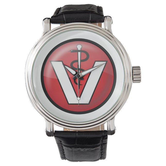 Montre Symbole médical vétérinaire (devant)