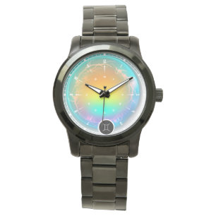 Montre Symbole moderne Zodiac Gemini Citation Air Element