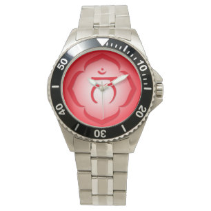 Montre Symbole rouge de Chakra de racine - ęrs Chakra -