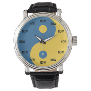 Montre SYMBOLE YIN ET Yang Maintenant Horloge Minutieux P