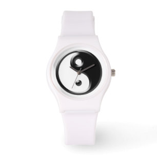 Montre SYMBOLE YIN Yang Noir