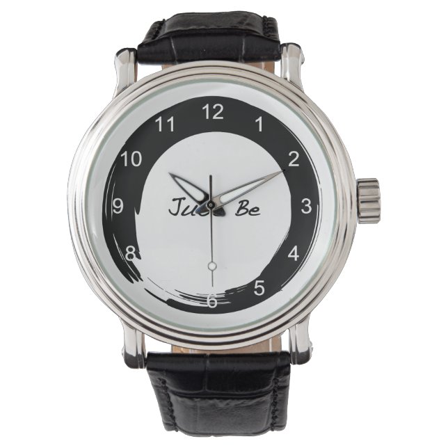 Montre Symbole zen avec "Just Be" (devant)