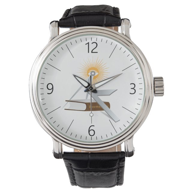 Montre Symboles de franc-maçonnerie (devant)