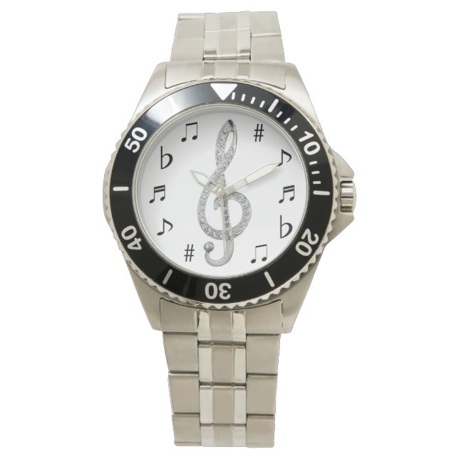 Montre Symboles de musique (devant)
