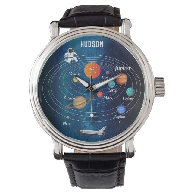 Montre Système solaire de l'espace extra-spatial Astronau (devant)