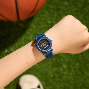 Montre Système solaire pour enfants Monogrammes Planètes 