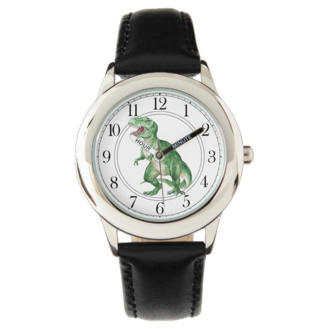 Montre T Rex Dinosaur Boy's Black (devant)