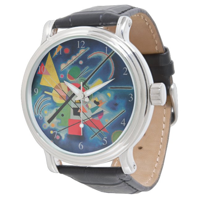 Montre Tableau bleu de Wassily Kandinsky (Incliné)