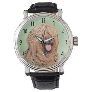 Montre Tableau de bord - Joli art original chien